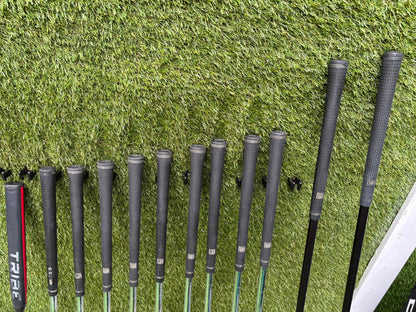 Wilson FatShaft Irons, Wilson Deep Red Driver, Wilson Deep Red 1 Wood, Benross MDX Tribe Putter & Cobra Cart Bag