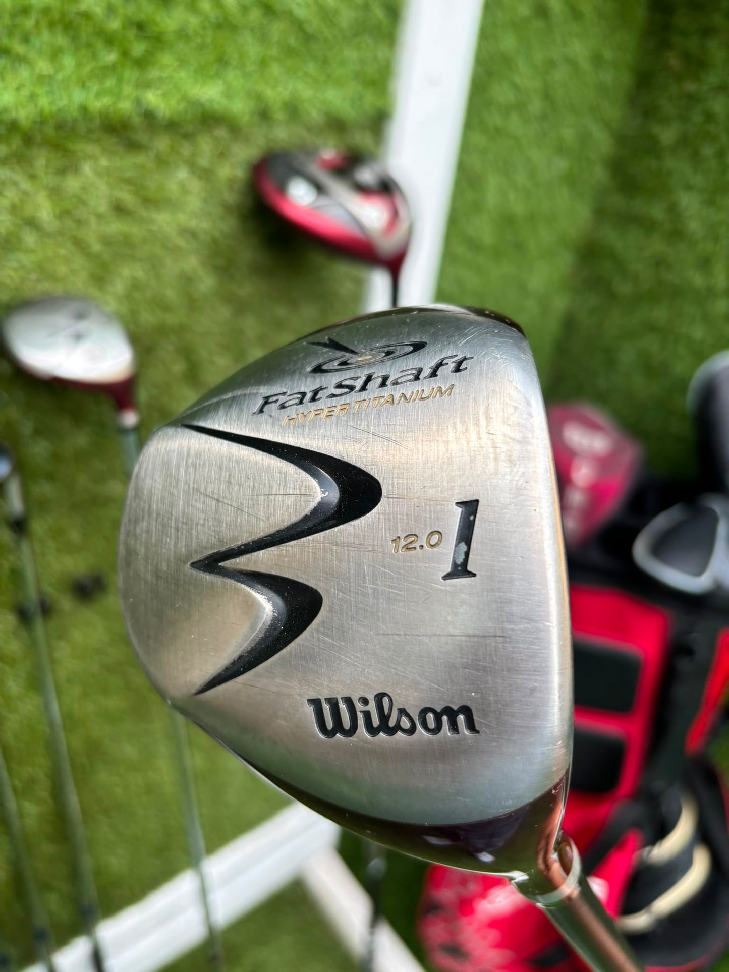 Wilson ProStaff Oversize Irons, Wilson Staff D300 Driver, Wilson Deep Red Woods & Wilson Stand Bag