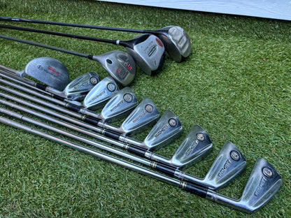 Walter Hagen Haig-Ultra 3–PW Golf Set – Hippo Driver, Wilson & Ben Sayers Woods, Wilson Putter & PowaKaddy Bag