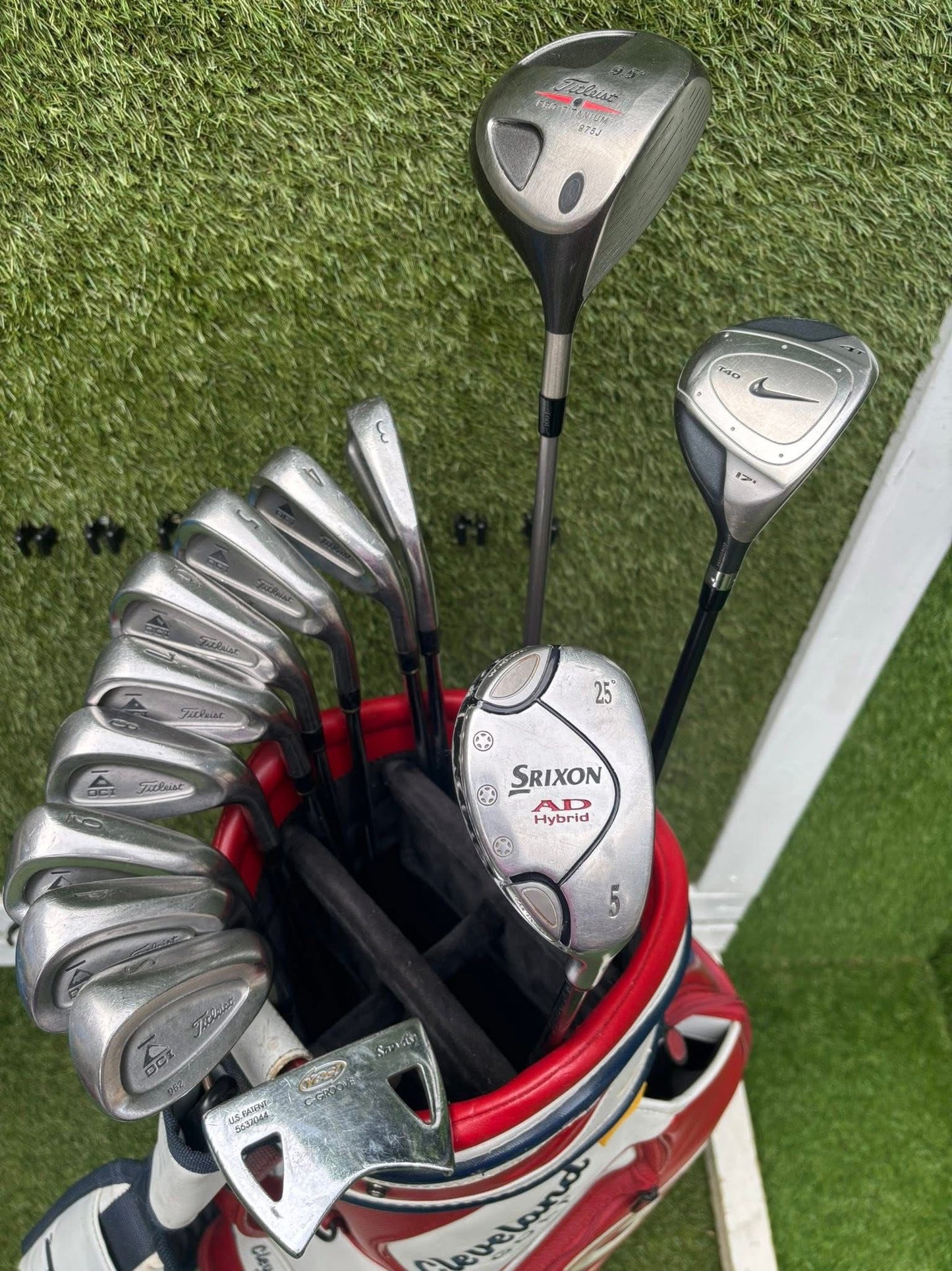 Titleist DCI 962 Forged Full Set + Srixon / Nike / Yes! / Cleveland Tour Bag £354.00 Delivered
