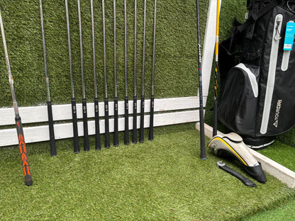 PING G5 Irons, Callaway XR 5 Wood, Nike SQ Dymo Driver, Vokey Wedge & Brand New Waterproof Stand Bag Golf Set
