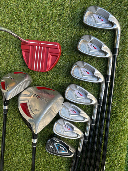 Ben Sayers M9 Full Graphite Golf Set + Forgan Bag + Matching Trolley