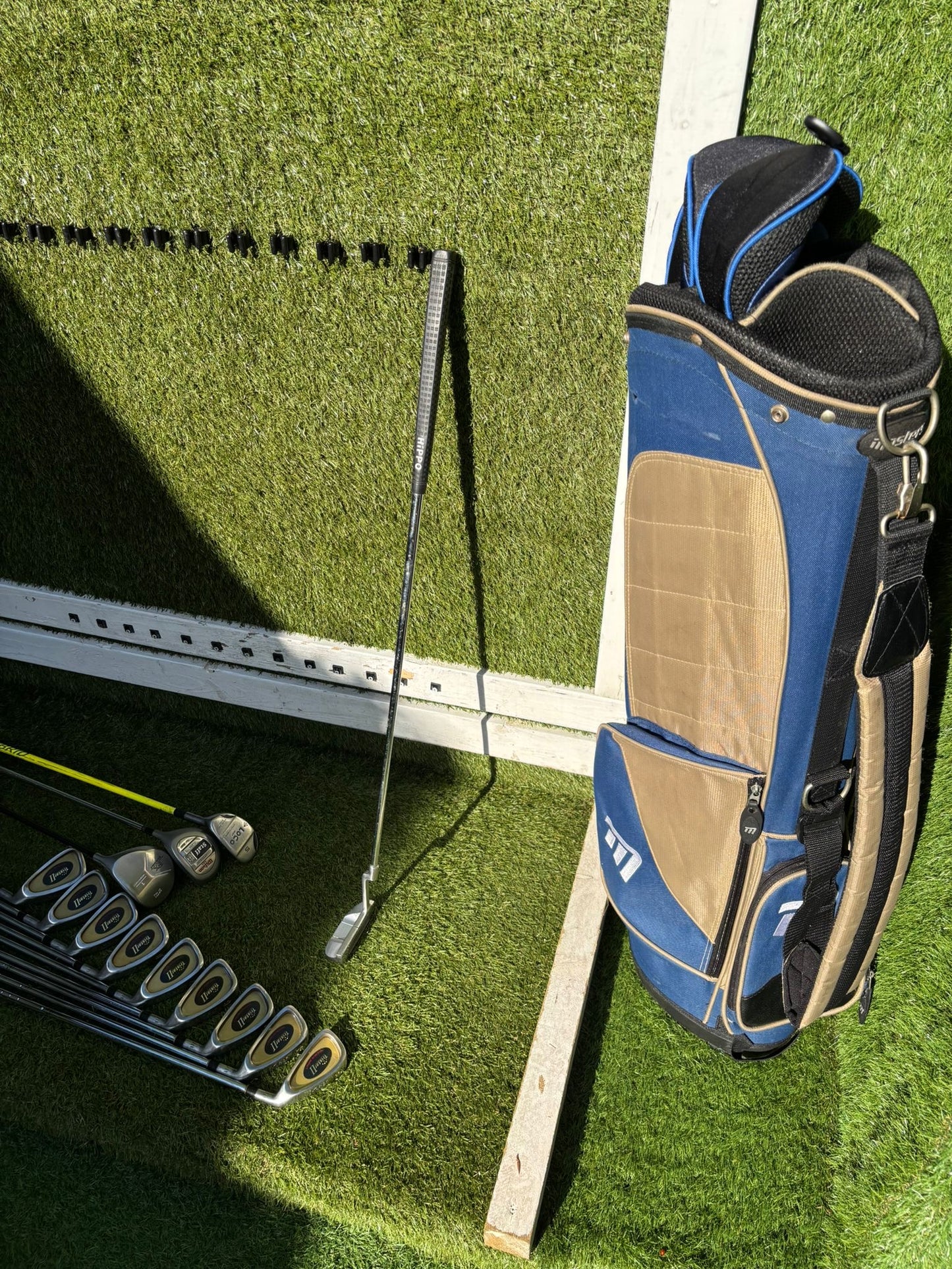 Tristar II 3–SW Irons + RAM FX Driver + Wilson Staff Cleek + Masters Stand Bag – 13 Clubs