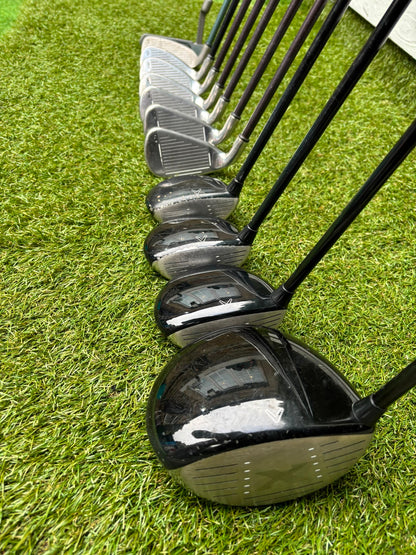 Ladies Golf Set – Callaway Big Bertha Irons, Callaway X Woods (Driver, 3, 5 & 7), HEXSERT HM-1 Putter & Cart Bag