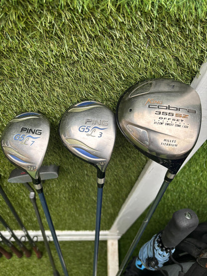 Ladies Ping Zing 2 Red Dot Full Set – Ping Woods + Cobra Driver | Ladies Graphite Shafts £264.00 Delivered