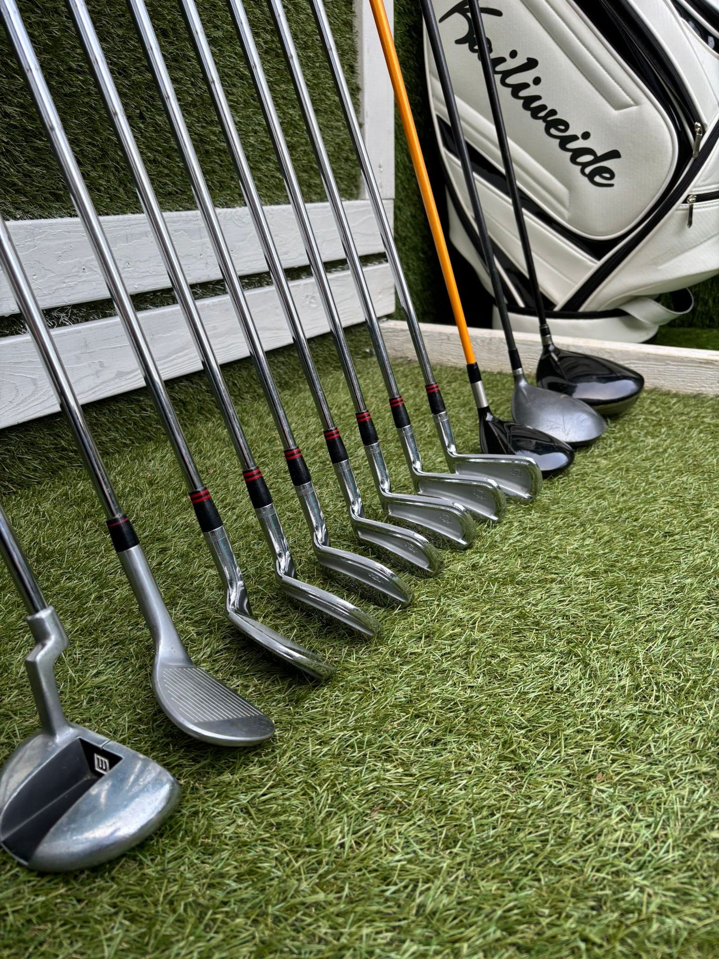 Ben Hogan Apex FTX Forged Irons (4–PW) + Titleist 3 Wood + Drivers + BRAND NEW Bag - Free P&P