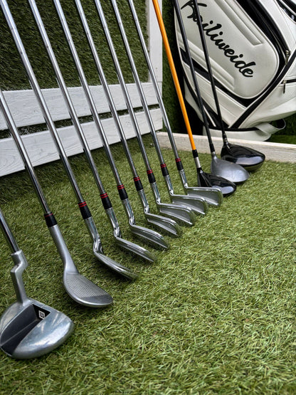 Ben Hogan Apex FTX Forged Irons (4–PW) + Titleist 3 Wood + Drivers + BRAND NEW Bag - Free P&P