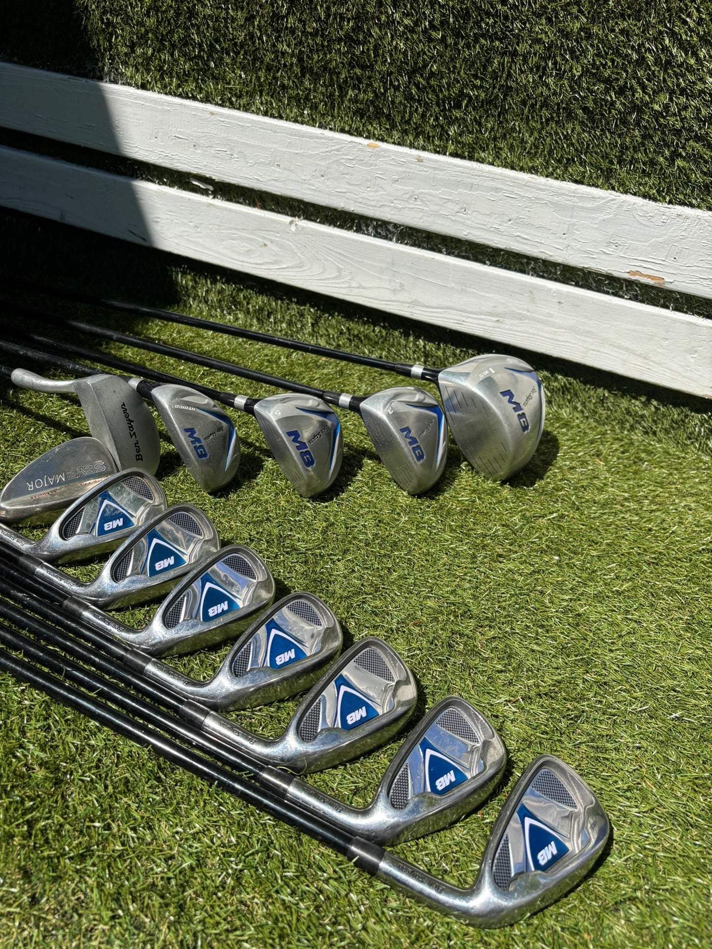 Ben Sayers M7 Golf Set with Matching Woods, Hybrid & Ben Sayers Bag