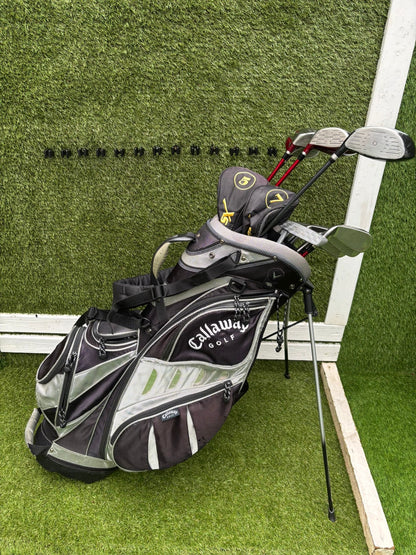 Golden Bear Irons + Xs Tech Woods + Donnay Driver + Callaway Stand Bag – 12-Club Golf Set