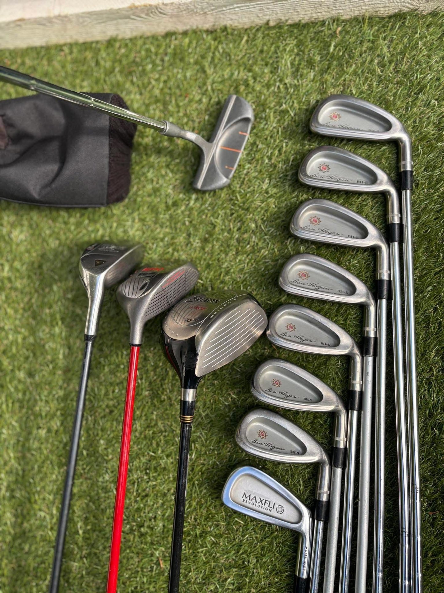 Ben Hogan BH-5 Full Golf Set + Powakaddy Bag – £154 Delivered