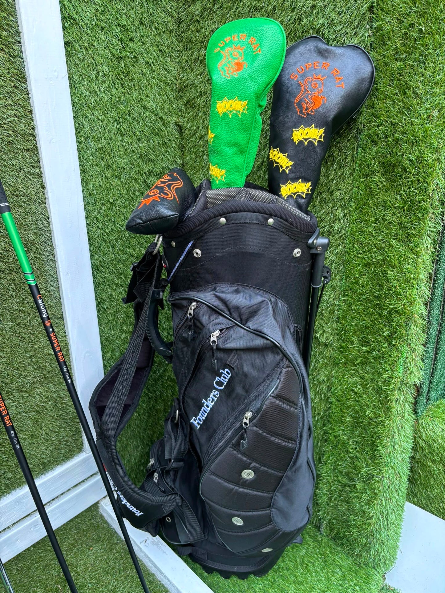 Calong Super Rat Complete Golf Package – Founders Club Stand Bag