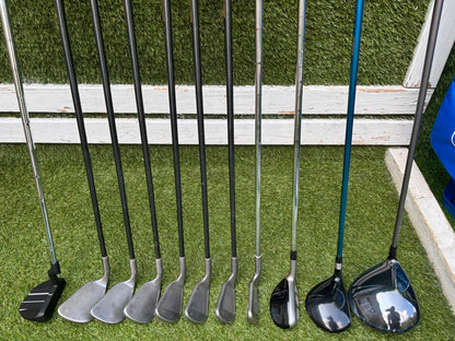 Ping Eye2+ Blue Dot Graphite Irons, Brand New Wilson D7 Driver, Ping G5 Woods & Ping Traverse Cart Bag