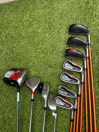 Hippo XXL Golf Set with Callaway FT-i Draw Driver, TaylorMade Rescue & Hex Stand Bag