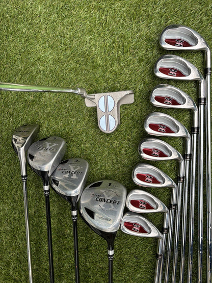 RAM Concept X Complete 14-Club Golf Set + Stand Bag - Free Delivery