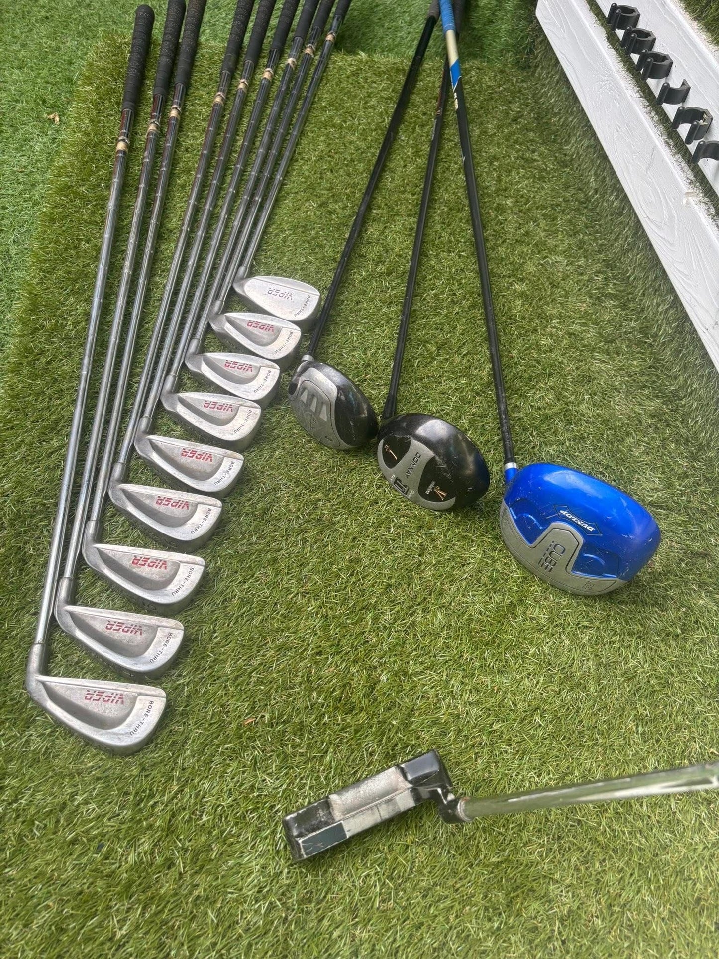 Viper Iron Set + Donnay & Dunlop Woods + Trilogy Stand Bag £100 Free Delivery