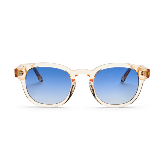 BILLE Champagne Blue Sunglasses by Messy Weekend