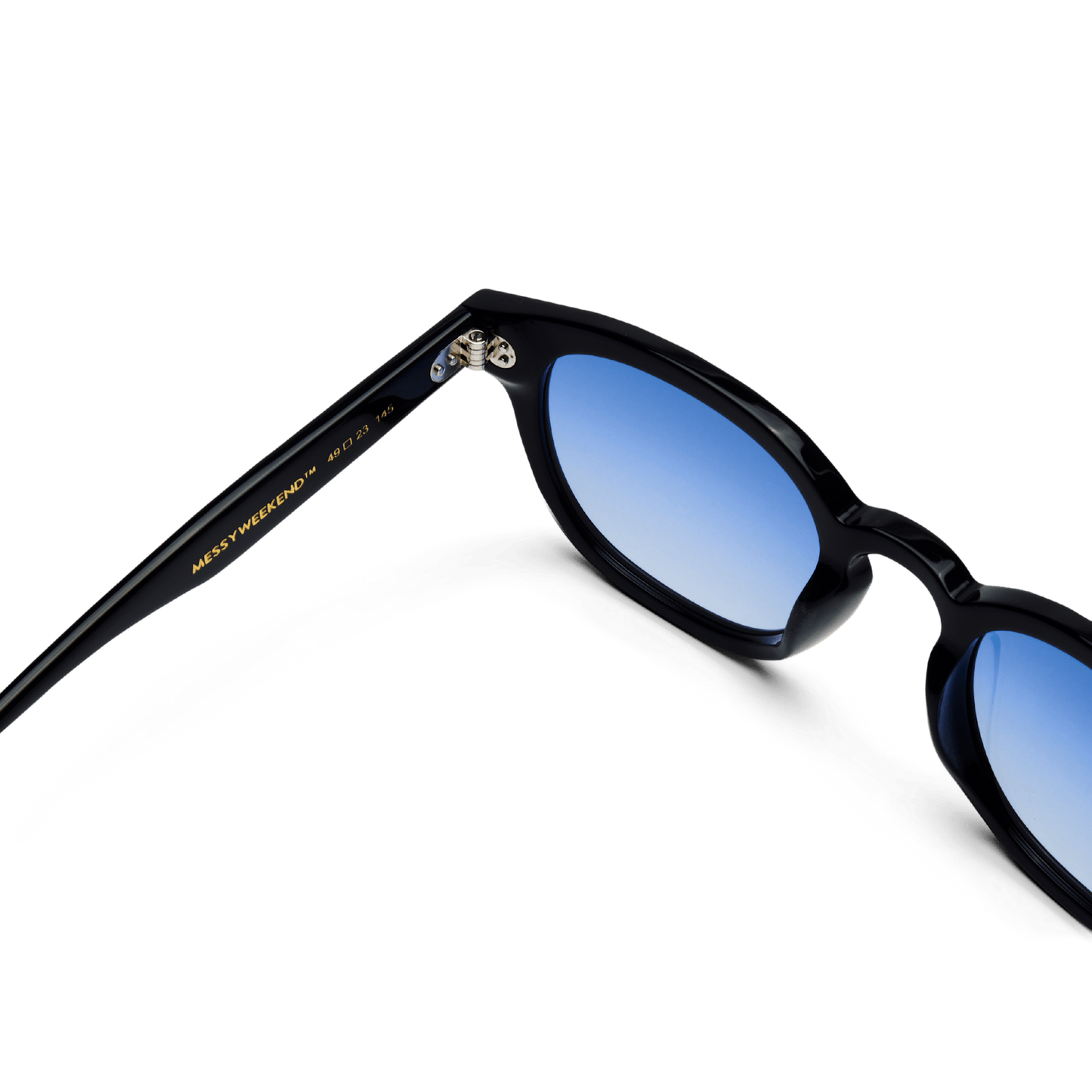BILLE Black Gradient Blue Sunglasses by Messy Weekend