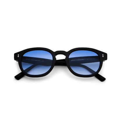 BILLE Black Gradient Blue Sunglasses by Messy Weekend
