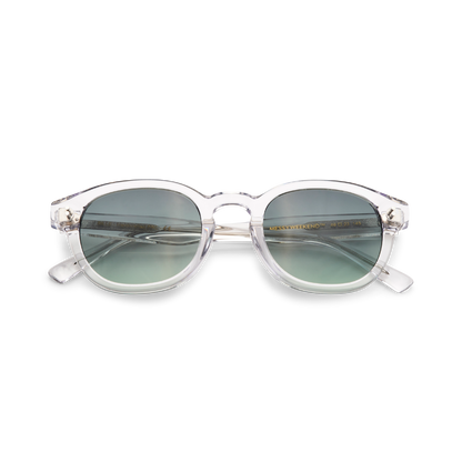 BILLE Crystal Green Sunglasses by Messy Weekend