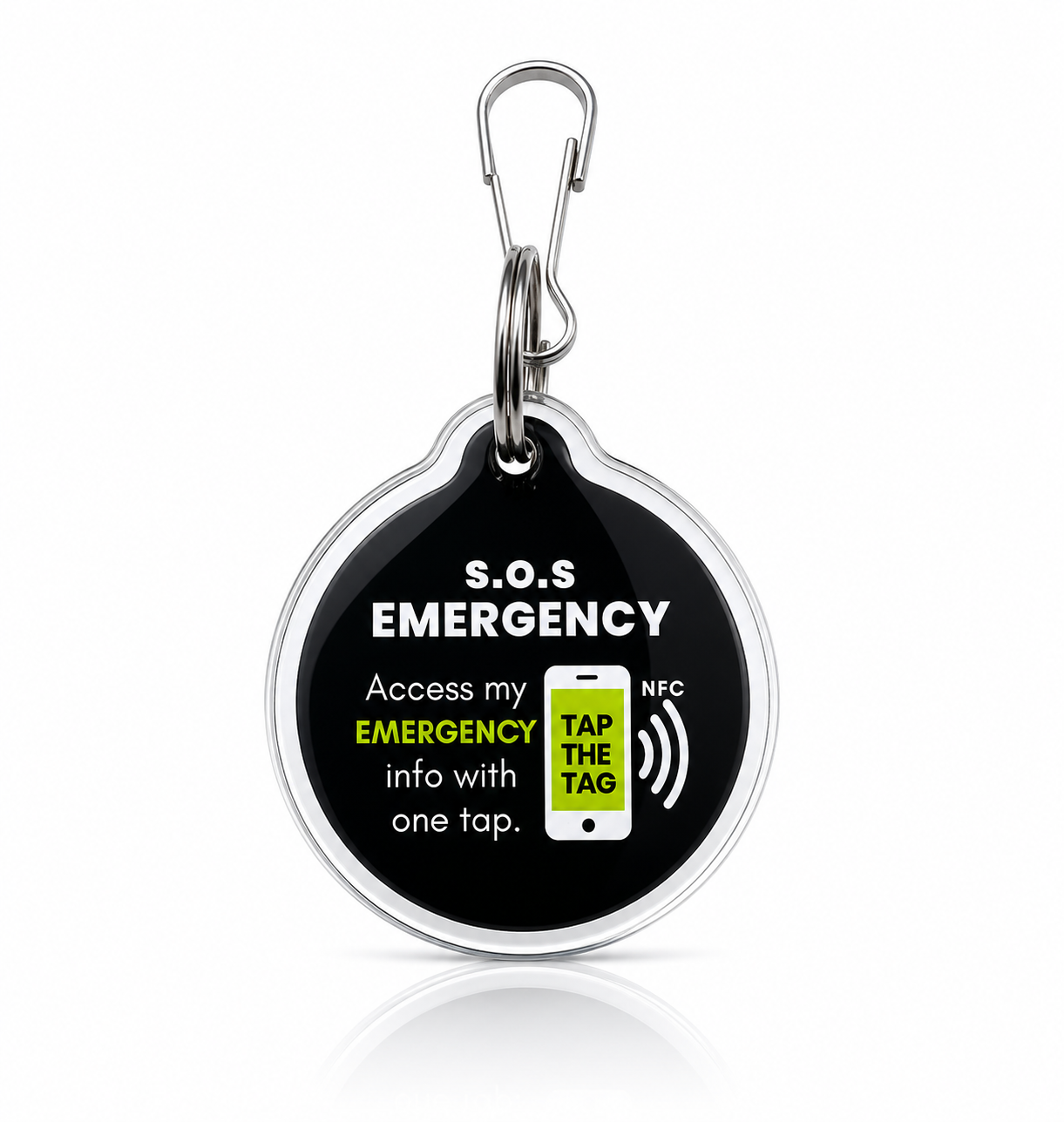 SOS Emergency Tag | NFC Keyring