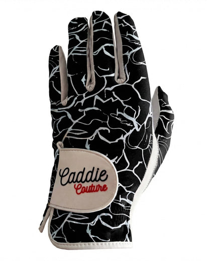 AAA Cabretta Leather Black Golf Glove for Grip & Comfort