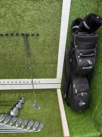 Dunlop John Daly Oversize Full Golf Set (4–SW) + LCG Woods + Bag Free P&P