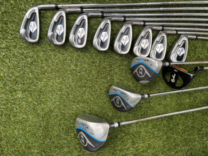 Dunlop MPX Golf Set with Matching MX II Woods, Confidence HC7 Putter & Dunlop Stand Bag