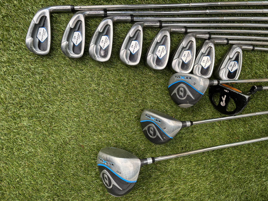 Dunlop MPX Golf Set with Matching MX II Woods, Confidence HC7 Putter & Dunlop Stand Bag