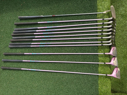 Maruman Lucero Ladies Golf Set (4–SW Irons) + Driver, 3 & 5 Woods + Matching Bag