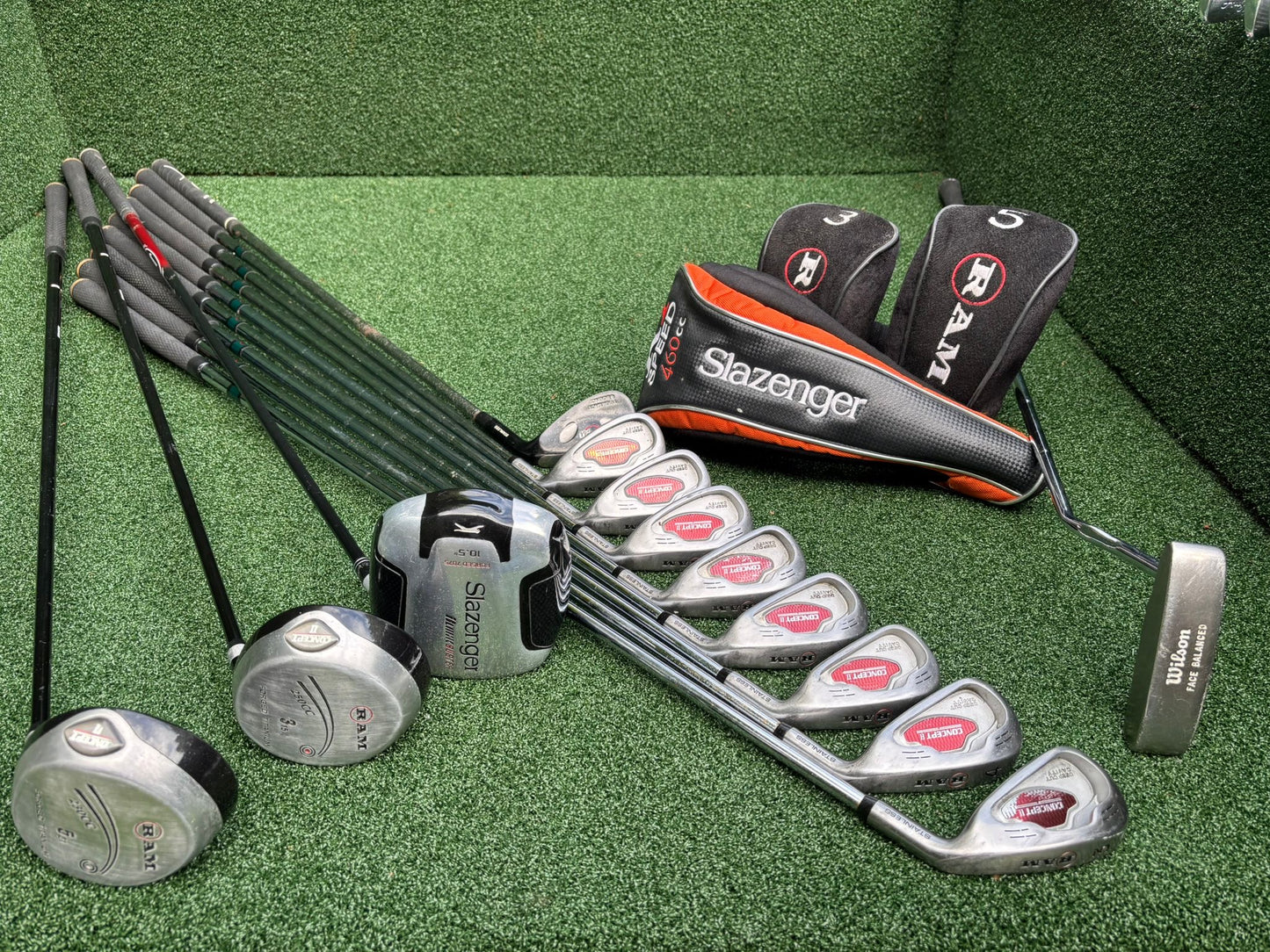 RAM Concept II Complete Golf Set – 13 Clubs & RAM Stand Bag