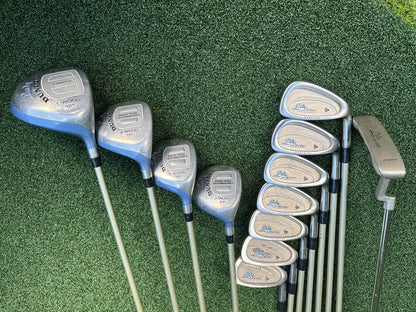 Lady Dunlop Ladies Complete Golf Set – 5–SW Irons, 12° Driver, 3/5/7 Woods, Putter & Bag