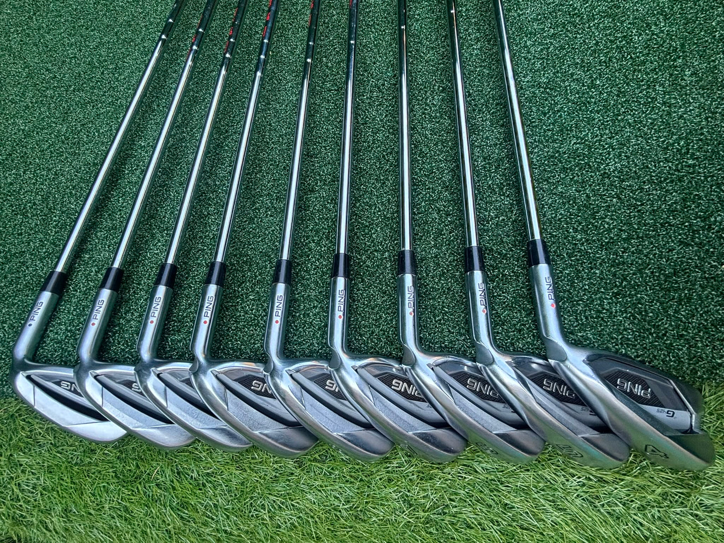 Ping G425 Rare Full 9-Club Iron Set – 4-9, PW, UW & SW + Fast Free Delivery