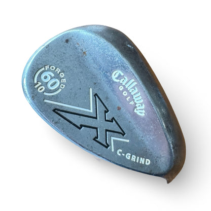 Callaway 60 Degree X Forged Wedge Fitted With Midsize Golf Pride Grip