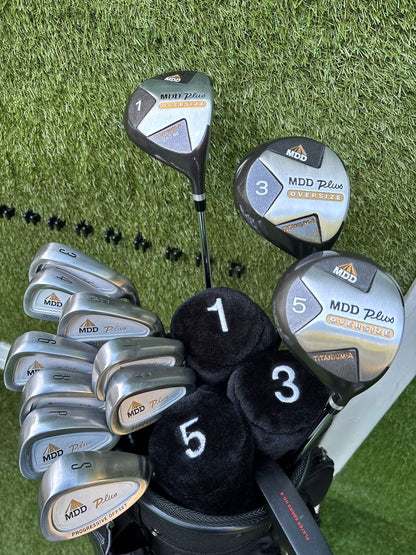 MDD Plus Full Golf Set 3–SW + Oversize Woods + New Proline Cart Bag