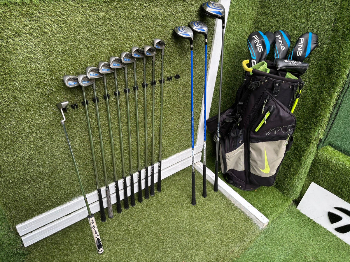 PING G2 / G5 Complete Golf Set – Cleveland Milled Putter & Nike Vapor Stand Bag