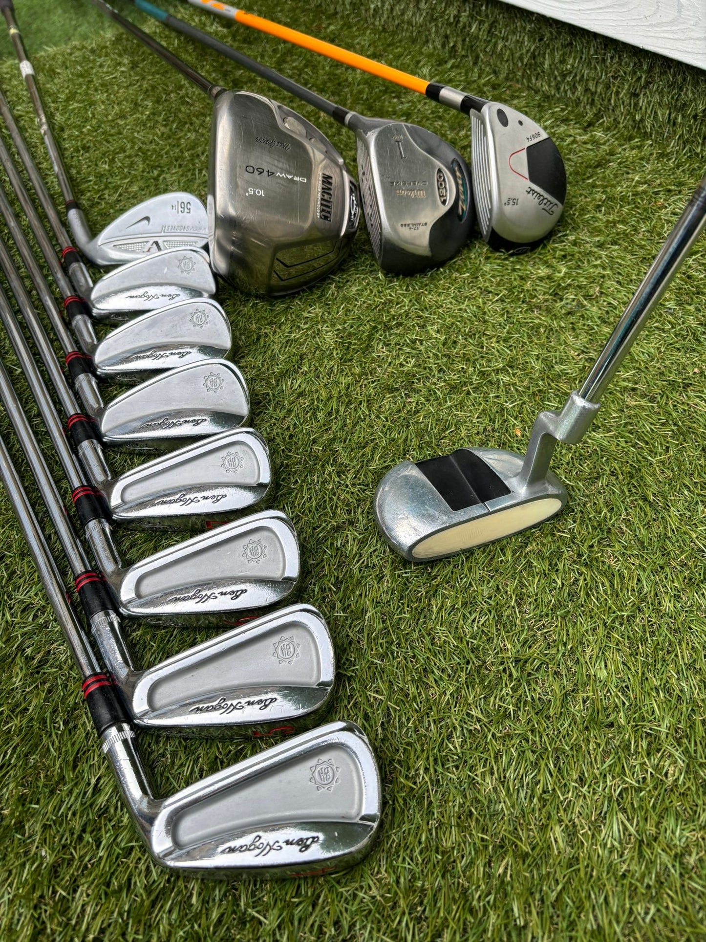 Ben Hogan Apex FTX Forged Irons (4–PW) + Titleist 3 Wood + Drivers + BRAND NEW Bag - Free P&P