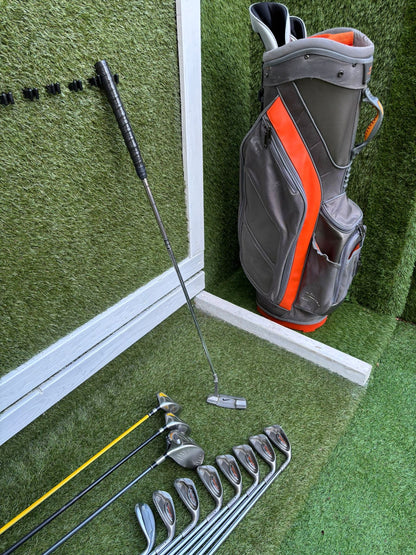 Ping G10 Irons Set + TaylorMade r7 Driver + Nike SQ Woods + Ping Glide Wedge + Cobra Stand Bag