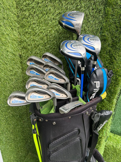 PING G2 / G5 Complete Golf Set – Cleveland Milled Putter & Nike Vapor Stand Bag