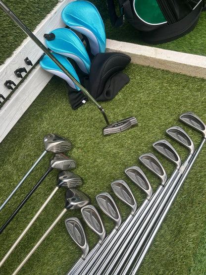 Callaway Big Bertha Woods + Wilson FatShaft Irons + Stand Bag (14 Clubs)