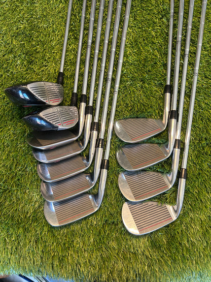 Memphis 4000iL Complete Golf Irons set 3-PW & SW + 3 wood & 5 Wood Oversize Heads Reg Flex RH