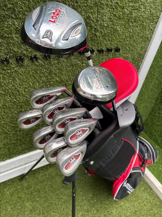 RAM X Concept Graphite Irons, Cobra SS 5 Wood & Dunlop Stand Bag Golf Set
