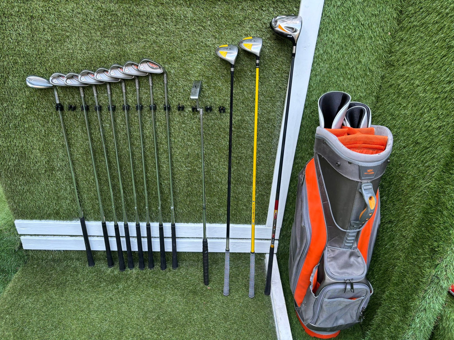 Ping G10 Irons Set + TaylorMade r7 Driver + Nike SQ Woods + Ping Glide Wedge + Cobra Stand Bag