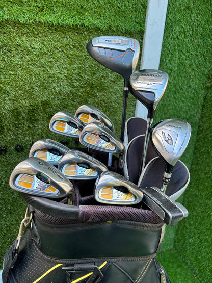 Wilson 1200 CG Golf Set with X31 Driver, RAM Hybrid & Powakaddy Cart Bag