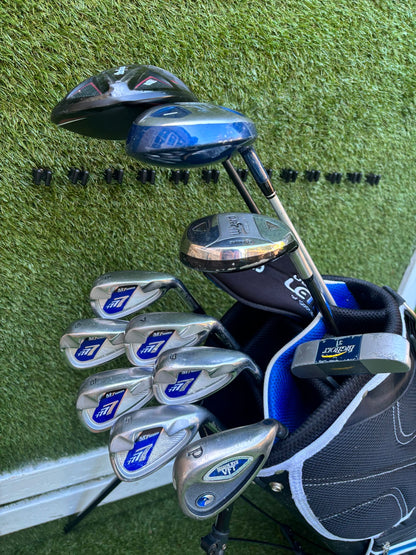 Ben Sayers M7 Golf Set with MacGregor MacTec X Driver, RAM Hybrid & John Letters Stand Bag