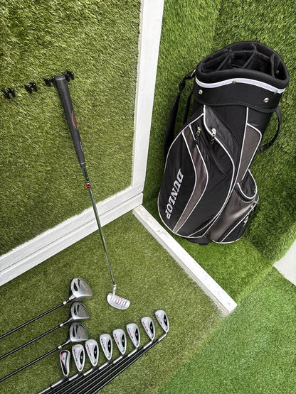 Dunlop MAX Complete Golf Set – 420cc Titanium Driver, Matching Irons & Dunlop Bag