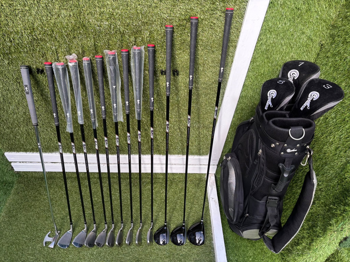 Confidence CG460 3–SW Irons, 10.5° Driver, 3 & 5 Woods, Putter & Matching Bag – Unused Condition