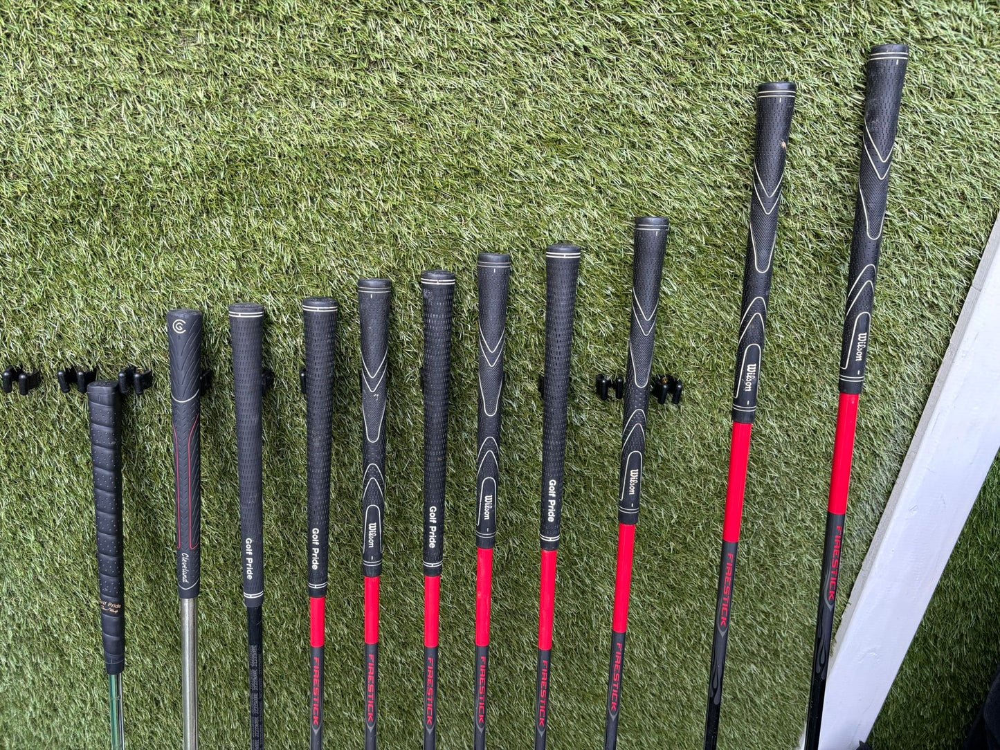 🔥 Wilson 1200 Plus Irons (5–SW) + Driver / 3 Wood / Hybrid + Cleveland Wedge + Waterproof Sun Mountain Bag