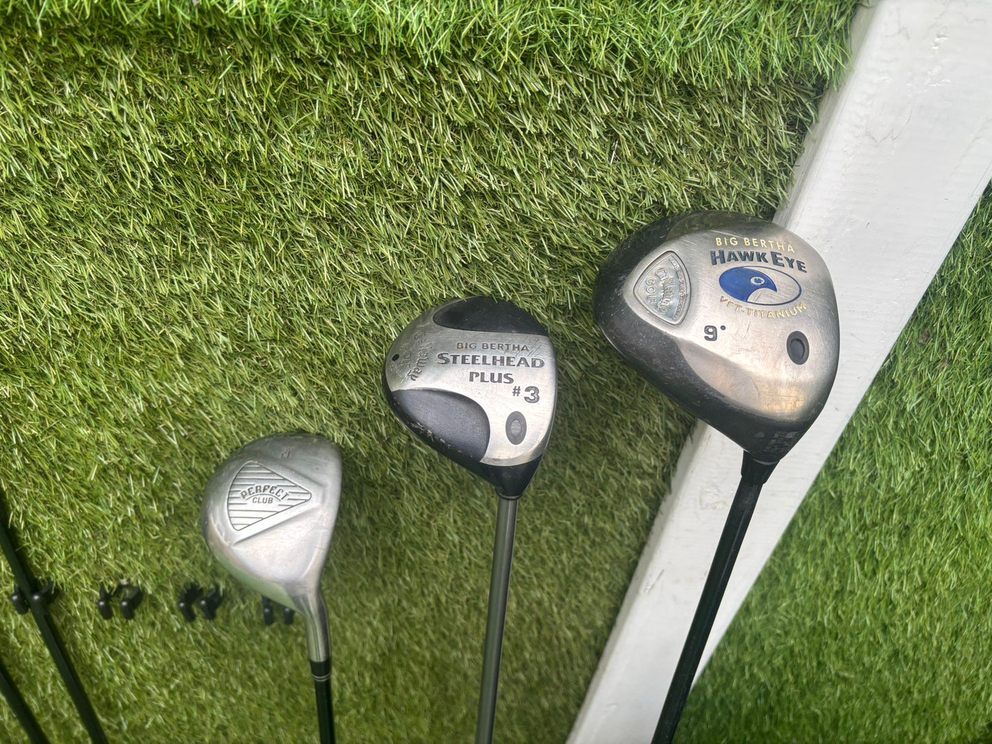 Mizuno Zephyr Irons + Callaway Big Bertha Woods + Hybrid + Wedge + Stand Bag (11 Clubs)