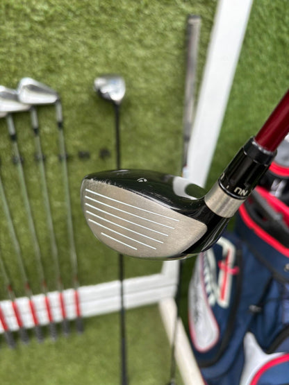 TaylorMade Tour Preferred MC Irons (4–PW) + Burner Driver, R9 Fairway, Callaway Hybrid, Ping Cadence Putter & TaylorMade Bag