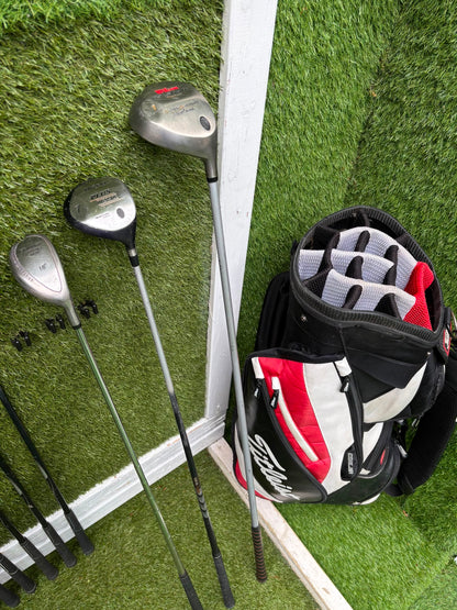Texan Power Cavity Golf Complete Set & Titleist Bag - PLEASE  READ THE DESCRIPTION ABOUT THE BAG!!